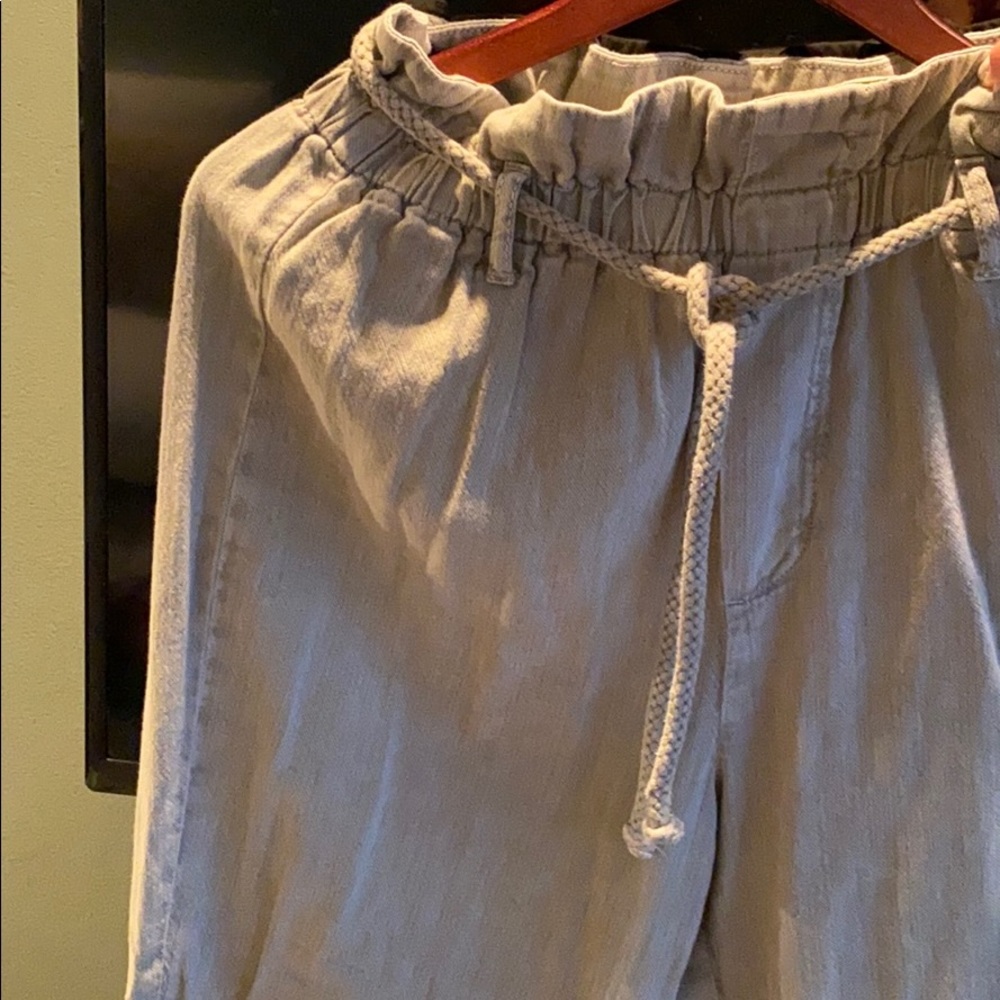 Drawstring Paperbag Pants Zara